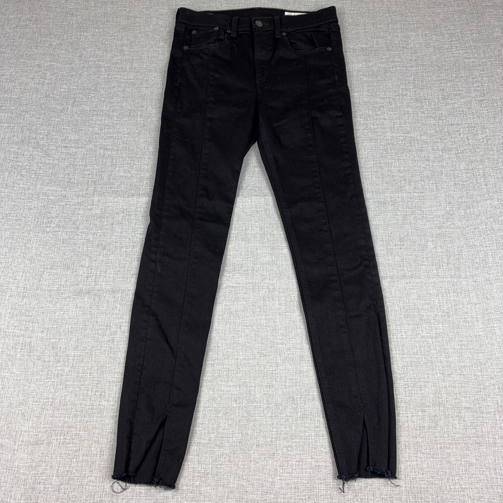 Rag & Bone/JEAN Jeans Womens 26 Black Dark Wash Slim Skinny Stretch Denim